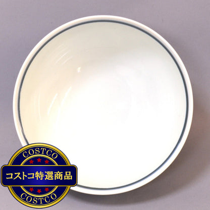 (コストコ) 波佐見焼 お茶碗 廻り花 大小 2個セット インディゴブルー
