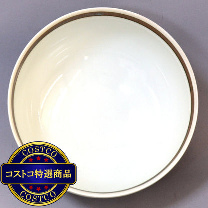 (コストコ) 波佐見焼 お茶碗 廻り花 大小 2個セット チョコレートブラウン
