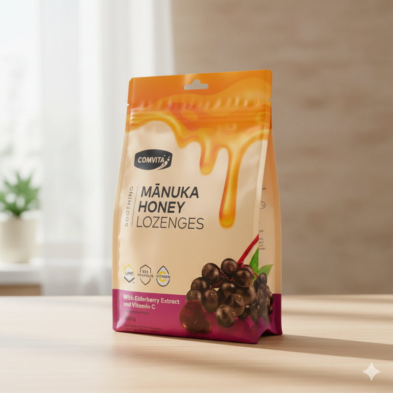 (コストコ) コンビタ プロポリス・エルダーベリーのど飴 500g (マヌカハニーUMF10+入り）