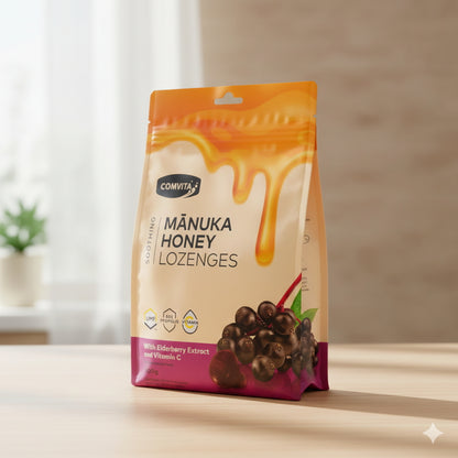(コストコ) コンビタ プロポリス・エルダーベリーのど飴 500g (マヌカハニーUMF10+入り）