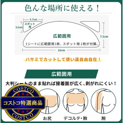 (コストコ) THE スポットエイド 大判シートタイプ 背中 ・おしり用 4枚 & スポット用 8枚  2セット