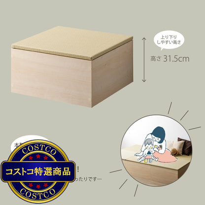 (コストコ) ゼンキューブ 畳ボックス ホワイト x グリーン ZCM-3060BX-WH-GR