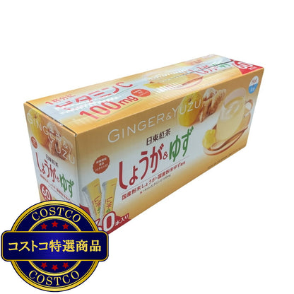(コストコ) 日東紅茶 しょうが＆ゆず 60包入り