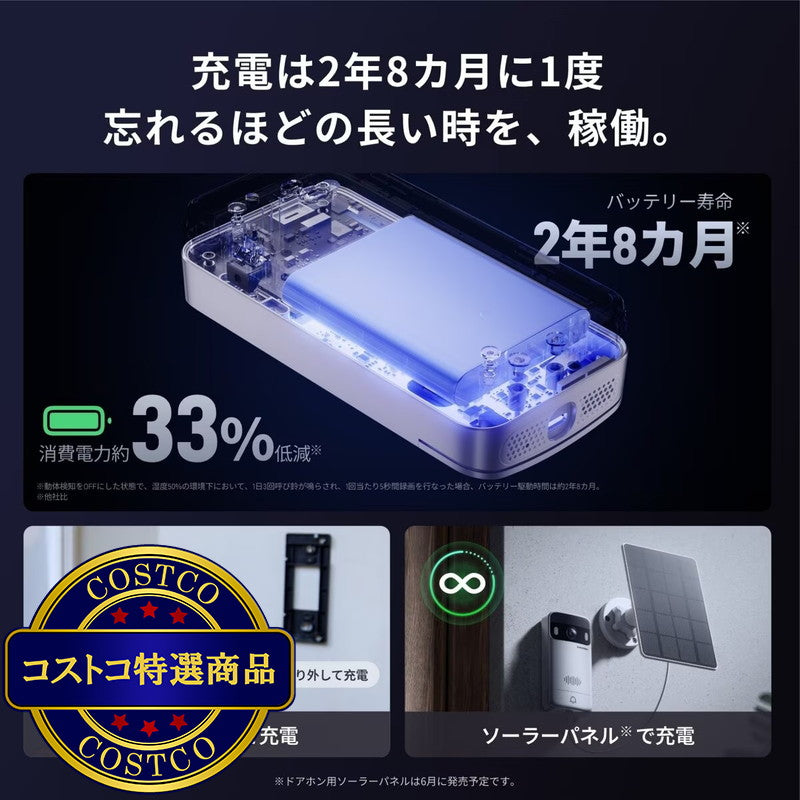 (コストコ) スイッチボット スマートテレビドアホン W6802000