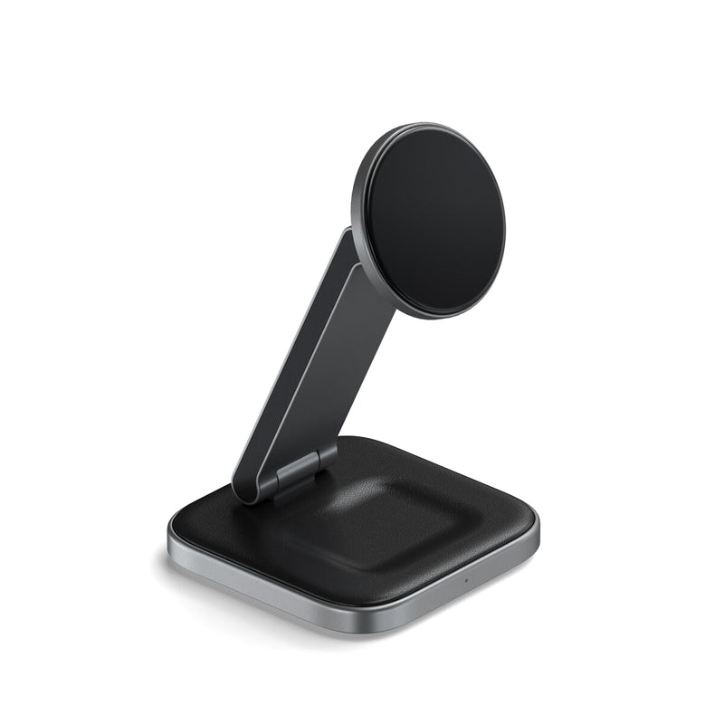 (コストコ) Satechi 2-in-1 フォアダブル QI2 ワイヤレスチャージングスタンド グレー