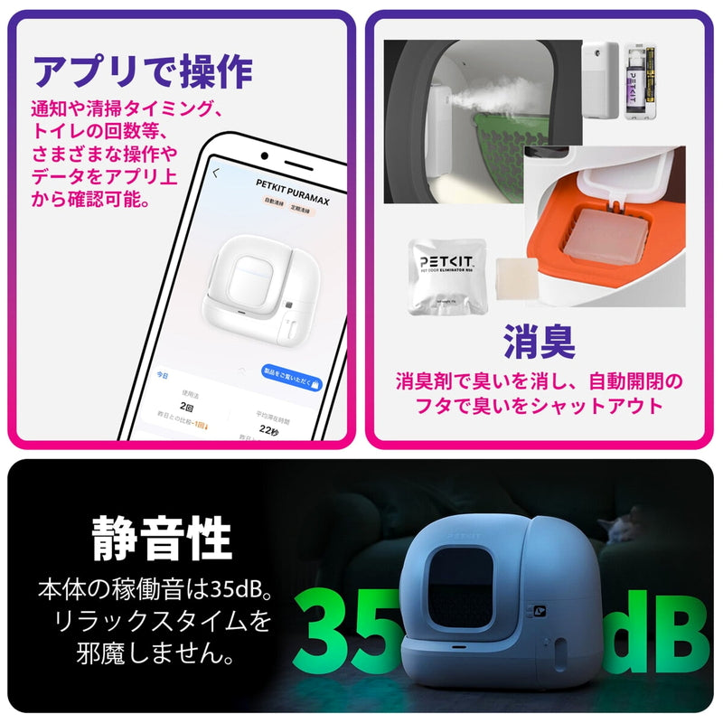 (コストコ) PETKIT 猫用自動トイレ Pura Max 2 P9902