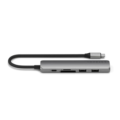 (コストコ) Satechi 6-in1 USB-C スリムマルチポートアダプター スペースグレー