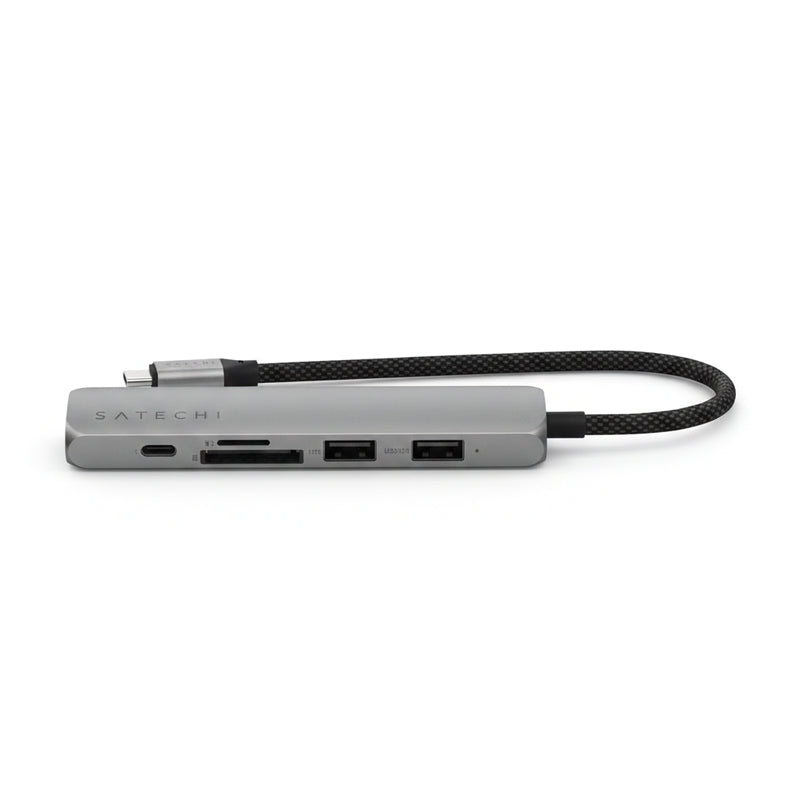 (コストコ) Satechi 6-in1 USB-C スリムマルチポートアダプター スペースグレー