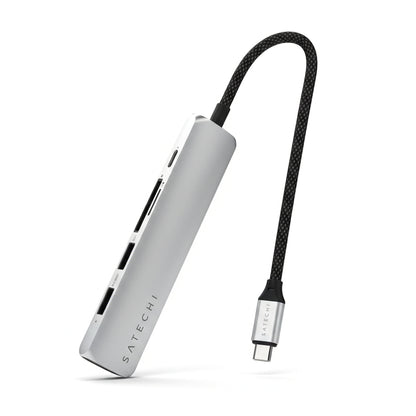 (コストコ) Satechi 6-in1 USB-C スリムマルチポートアダプター シルバー