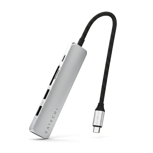 (コストコ) Satechi 6-in1 USB-C スリムマルチポートアダプター シルバー