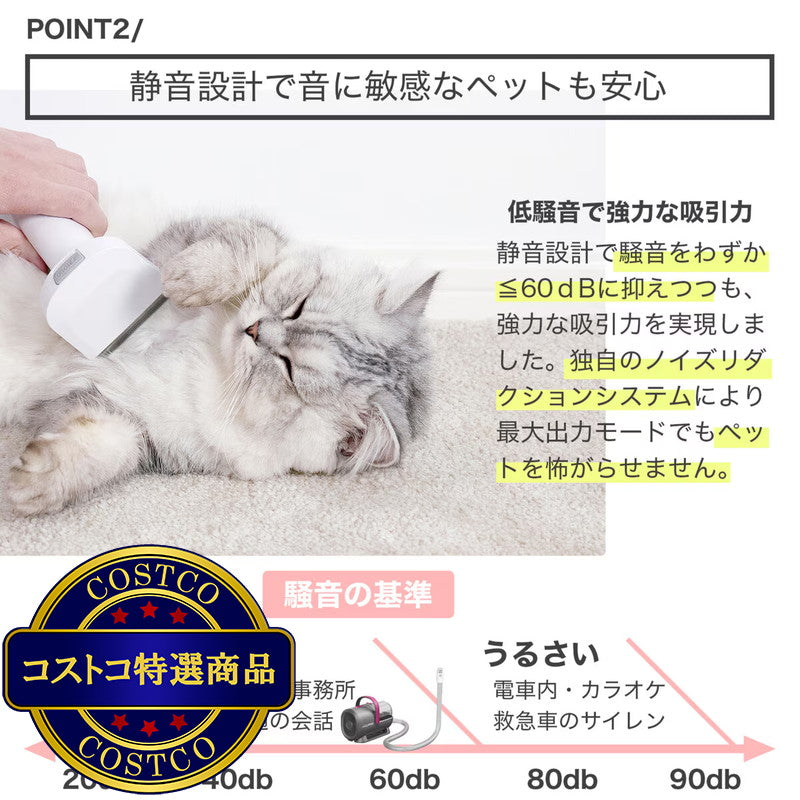 (コストコ) PETKIT ペット バリカン掃除機 LM4