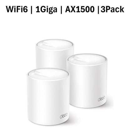 (コストコ) TP-Link Deco X10 3Pack メッシュWiFi6 ルーター 1201＋300Mbps AX1500 IPoE IPv6対応 3年保証
