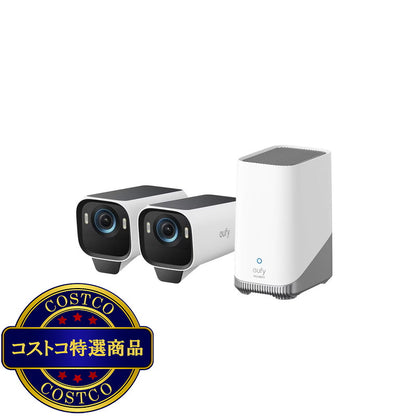 (コストコ) Anker（アンカー）EufyCam S3 Pro 屋外カメラ2個セット T88925W1