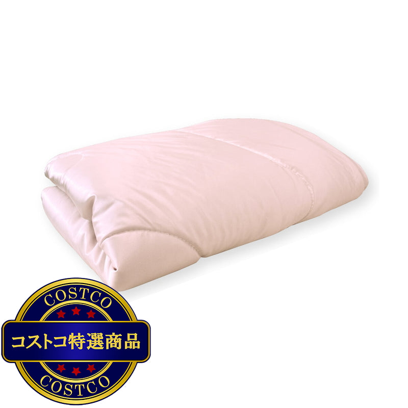 (コストコ) シルクタッチ コンフォーター シングル ピンク