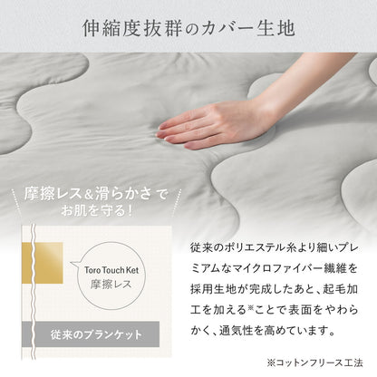 (コストコ) ポリ+コットン コンフォーター セミダブル ホワイト