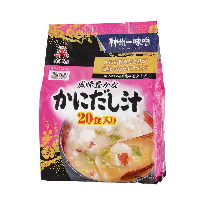 (コストコ) 神州一味噌 かに汁20食入り