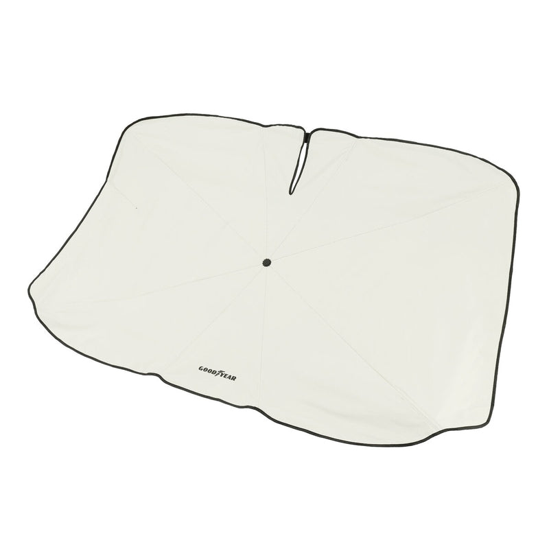 (コストコ) グッドイヤー プレミアムサンシェード Radi-Cool 傘型 GOODYEARロゴ入 折りたたみ傘 サイズL 150x90cm