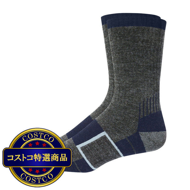 (コストコ) カークランドシグネチャー メンズ アウトドア トレイルソックス 4足組