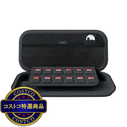 (コストコ) Belkin Nintendo Switch2 用 トラベル用ゲームカードケース チャコール