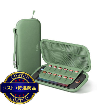 (コストコ) Belkin Nintendo Switch2 用 トラベル用ゲームカードケース セージ