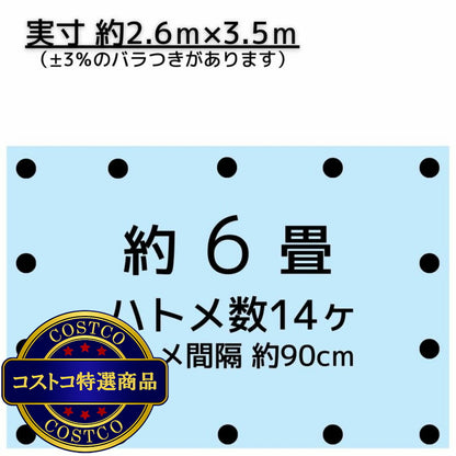 (コストコ) アイネット #3000ブルーシート 2.7 x 3.6m  15セット