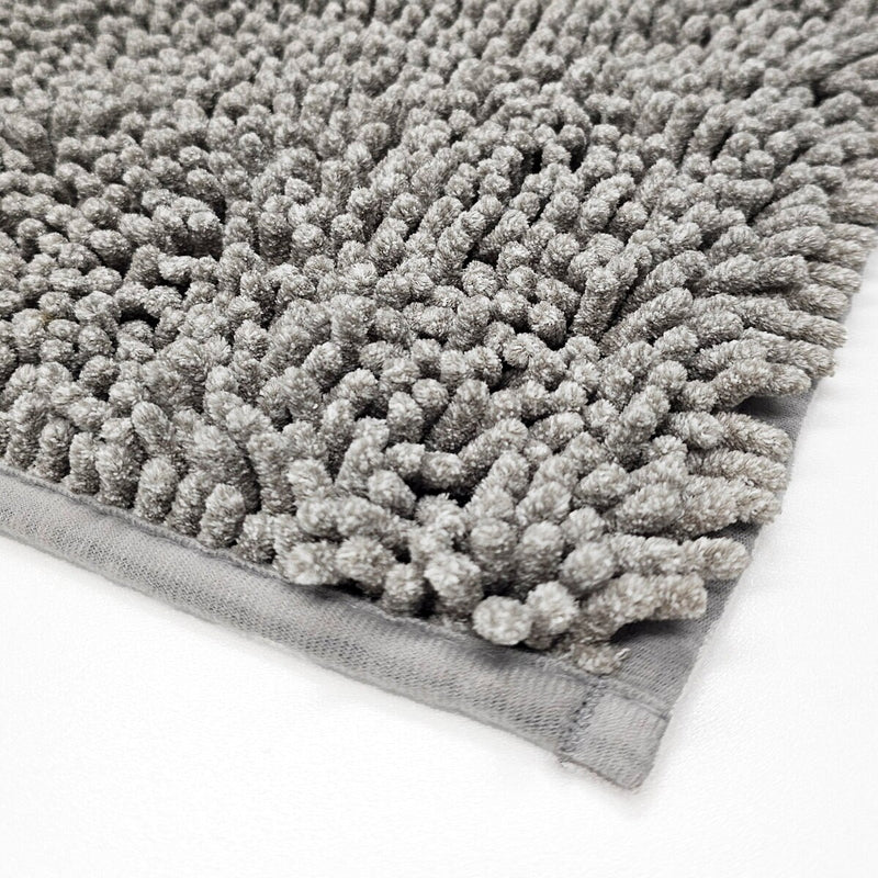 (コストコ) マイクロファイバー もこもこバスマット 60cm x 90cm グレー