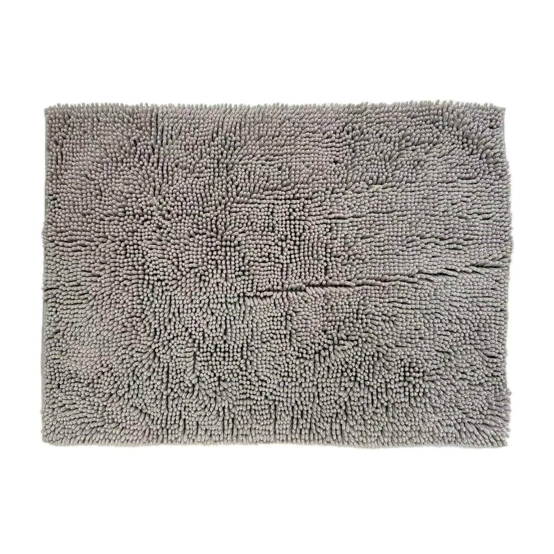 (コストコ) マイクロファイバー もこもこバスマット 60cm x 90cm グレー