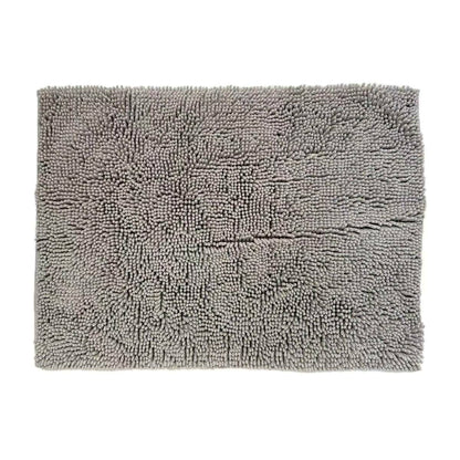 (コストコ) マイクロファイバー もこもこバスマット 60cm x 90cm グレー