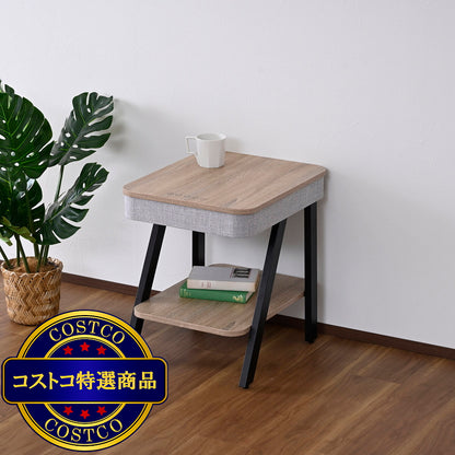 (コストコ) スピーカー付きサイドテーブル ナチュラル