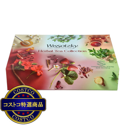 (コストコ) WISSOTZKY ハーブティー カジュアルギフトボックス 6種 x 7バッグ