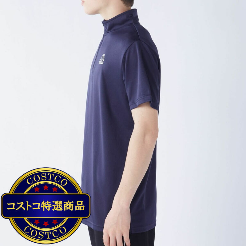 (コストコ) カッパ メンズ ハーフジップ 半袖 Tシャツ