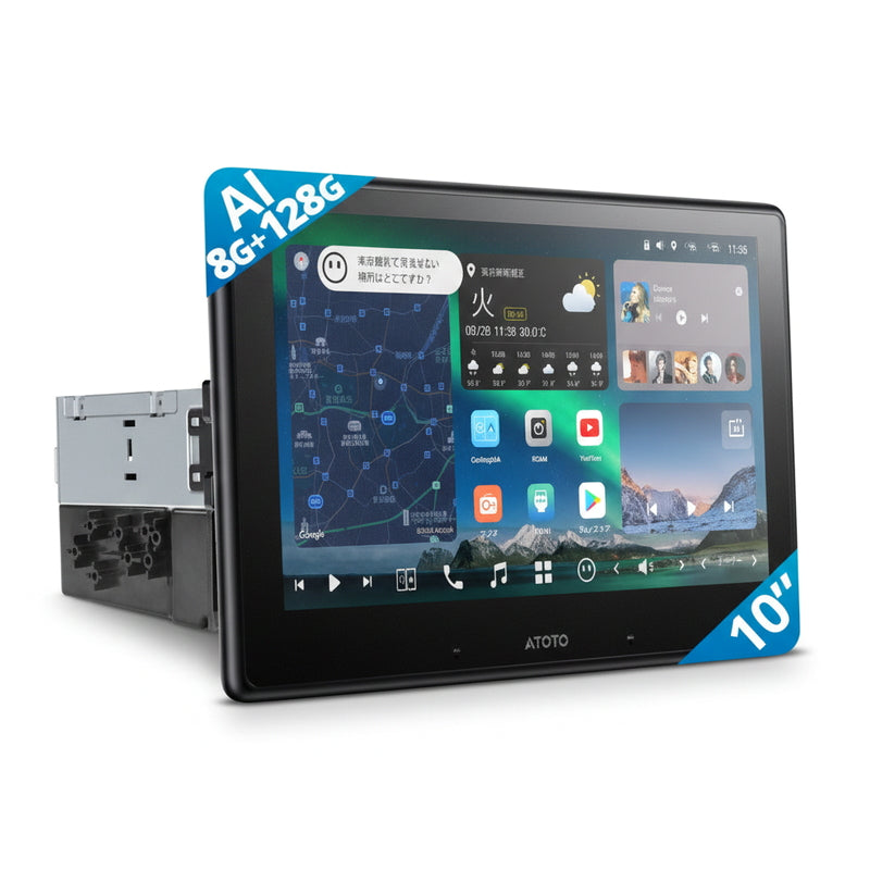 (コストコ) ATOTO ディスプレイオーディオ カーナビ 10.1インチ 1DIN/2DIN X10G110E