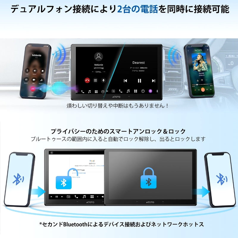(コストコ) ATOTO ディスプレイオーディオ カーナビ 10.1インチ 2DIN X10G211E