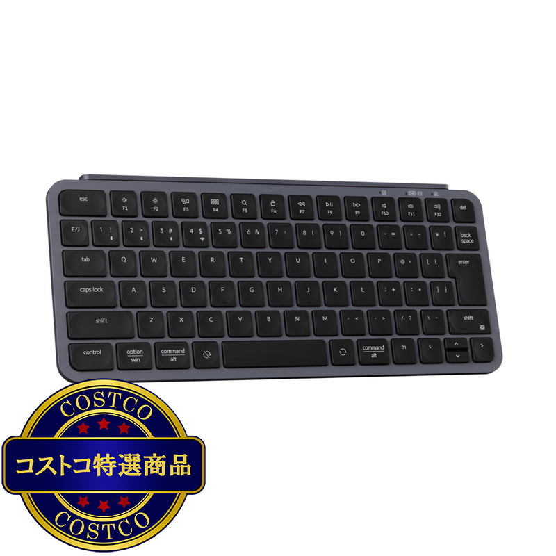 (コストコ) Keychron / B1 Pro ウルトラスリム ワイヤレスキーボード / スペースグレー / JIS配列（かな印字なし）