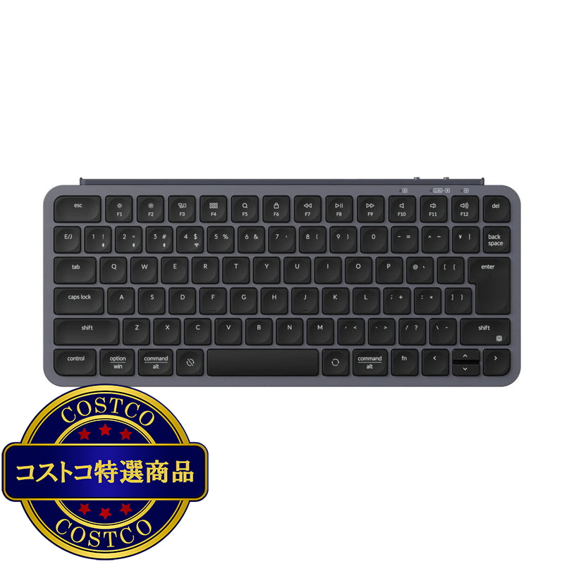 (コストコ) Keychron / B1 Pro ウルトラスリム ワイヤレスキーボード / スペースグレー / JIS配列（かな印字なし）