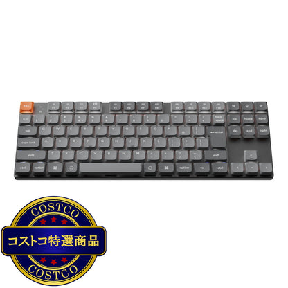 (コストコ) Keychron / K1 Max QMK/VIA ワイヤレス ロープロファイル・メカニカルキーボード White LED 赤軸 JIS配列（かな印字なし）