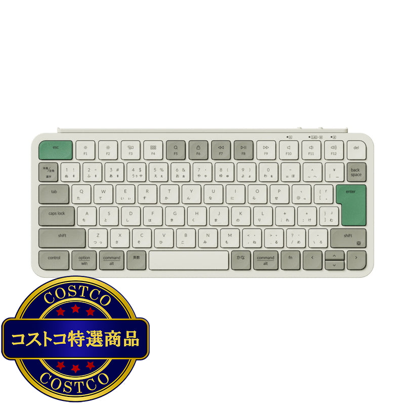 (コストコ) Keychron B1 Pro ウルトラスリム ワイヤレスキーボード レトログリーン JIS配列