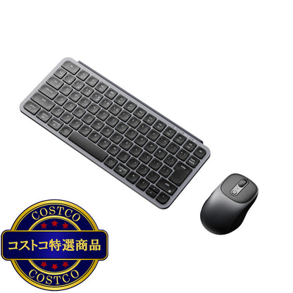 (コストコ) Keychron B1 Proキーボード & BM24マウス ワイヤレスコンボ スペースグレー JIS配列（かな印字なし）