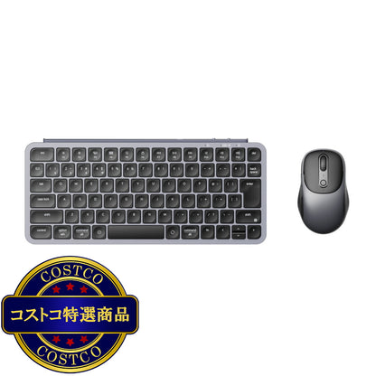 (コストコ) Keychron B1 Proキーボード & BM24マウス ワイヤレスコンボ スペースグレー JIS配列（かな印字なし）