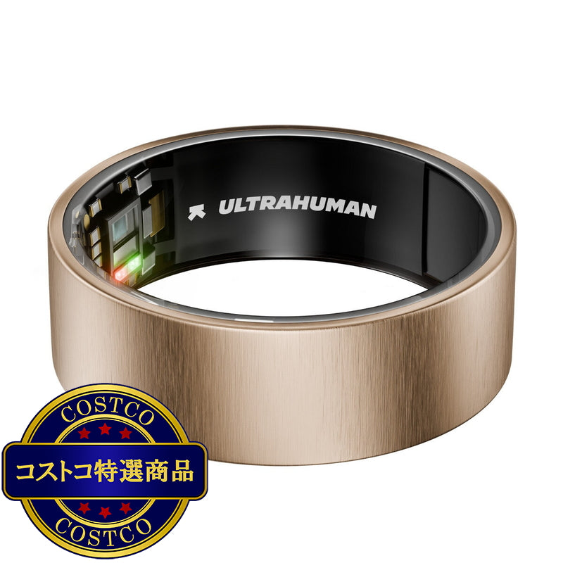 (コストコ) Ultrahuman Ring AIR + 2年間のUltrahuman X Membership付き, スマートリング, Rose Gold
