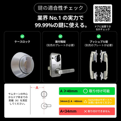 (コストコ) スイッチボットロックUltra＆顔認証パッドProツインロックセット W5600002B/S-W7300502