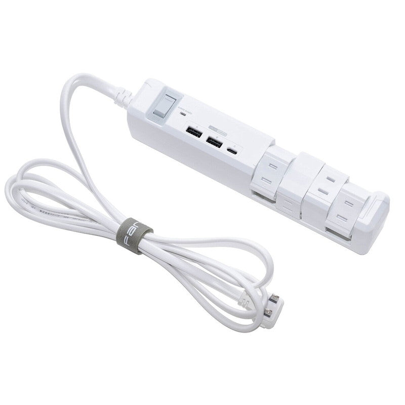(コストコ) FARGO TAP KING USB 3.4A TYPE-C 回転タップ 延長コード 8個口 TYPE A x 2 TYPE C x 1
