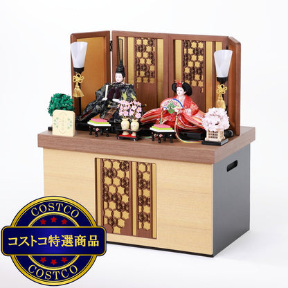 (コストコ) ひな人形 親王収納飾り 4M12-CS-202