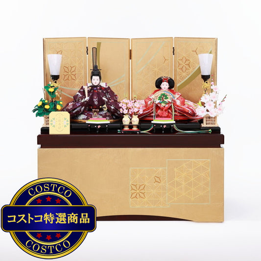 (コストコ) ひな人形 親王収納飾り 4M12-CS-204