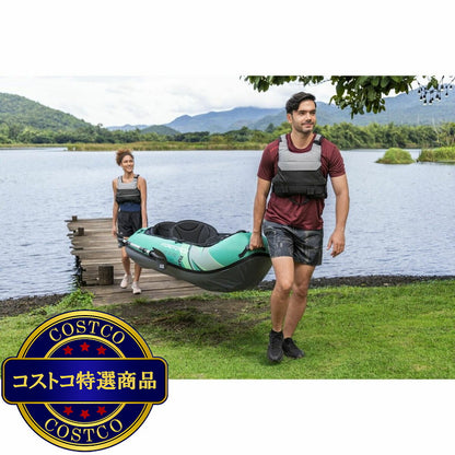 (コストコ) ベストウェイ ベンチュラ エリート X2 インフレータブル カヤック セット 2人乗り 65052