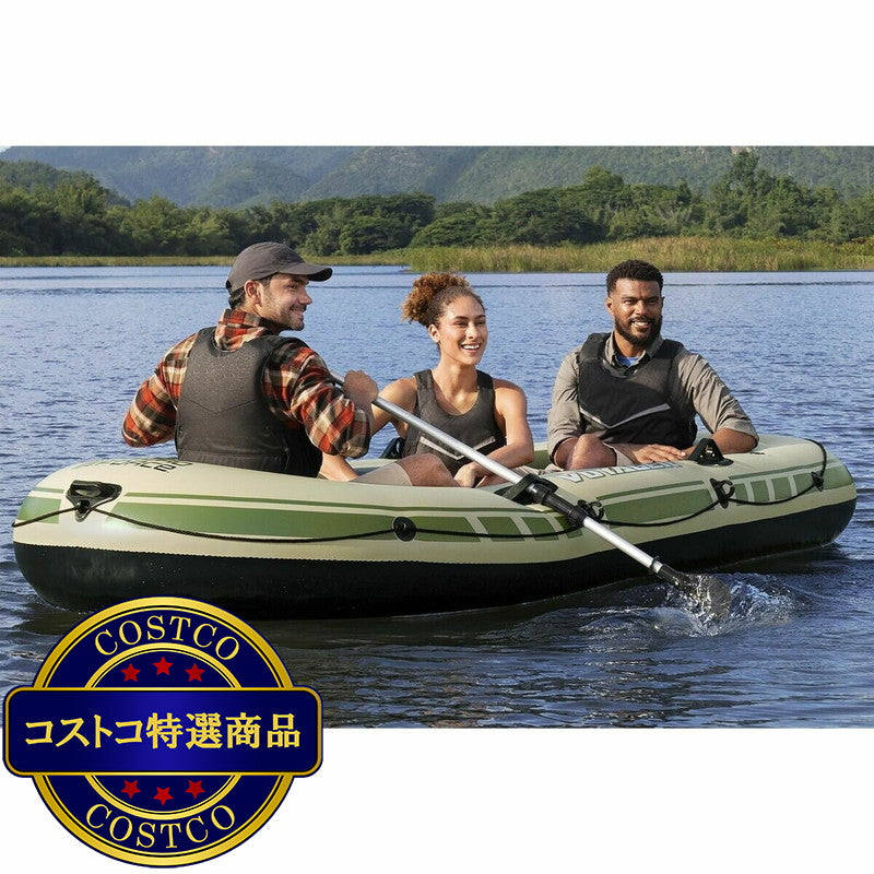 (コストコ) ベストウェイ ボイジャー X3 インフレータブル ボート セット 3人乗り 65164