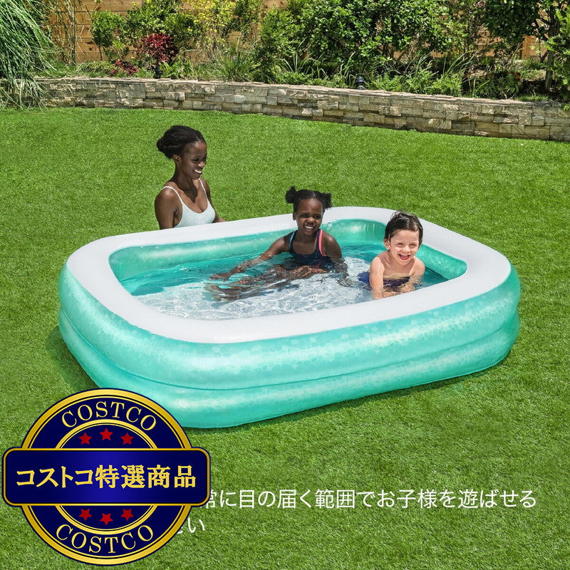 (コストコ) BESTWAY 54005 角型 ファミリープール 450L
