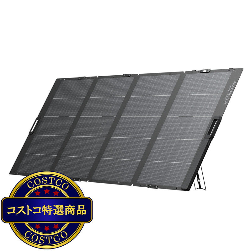(コストコ) Ecoflow（エコフロー）400W 軽量両面ソーラーパネル
