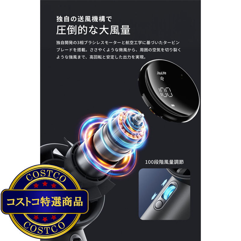 (コストコ) JisuLife ハンディファン Handheld Fan Pro1 S ダークグレー