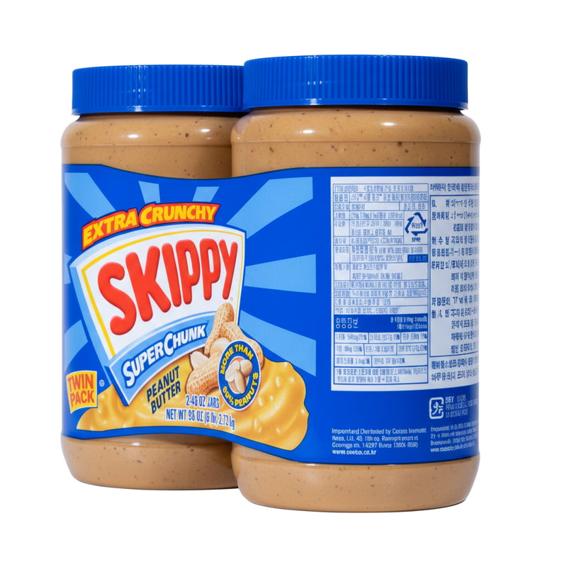 (コストコ) スキッピー ピーナッツバターチャンク 1.36kg x 2個
